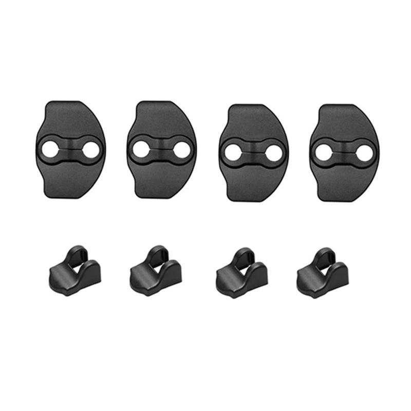 for Tesla Model 3 Y Juniper Highland 2025 ABS Car Door Lock Protective Check Arm Stopper Latch Guard Limiter Protector Cover Kit