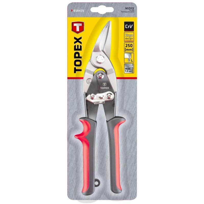 LEFT SHEET METAL SHEARS 250MM - T 01A425