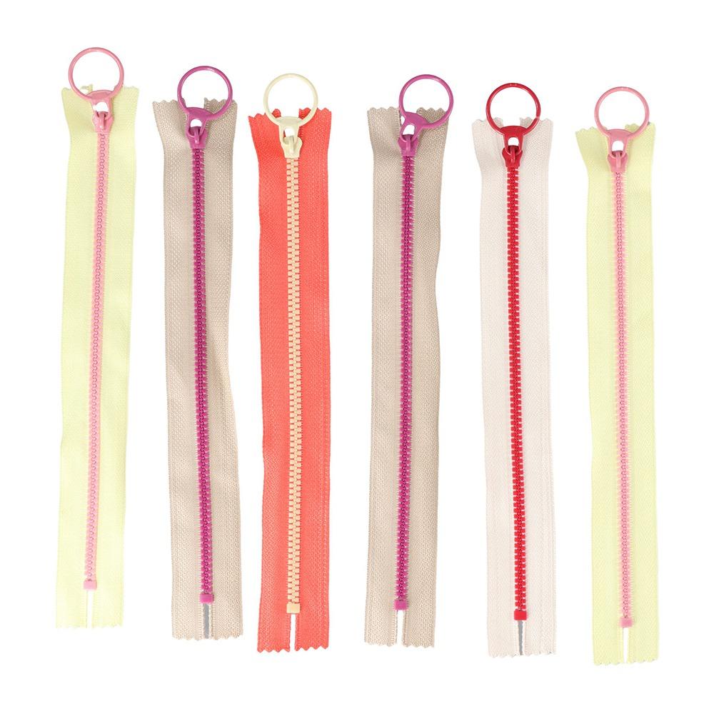 

for Sewing Bags Craft Wallet Purse Closed End Zippers Slider Head Pull Ring Zip Cloth Accessories