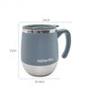 500ml Insulated Stainless Steel Coffee Mug with Lid, Double-Wall Vacuum Thermal Cup for Hot and Cold Drinks, for Home, Outdoor