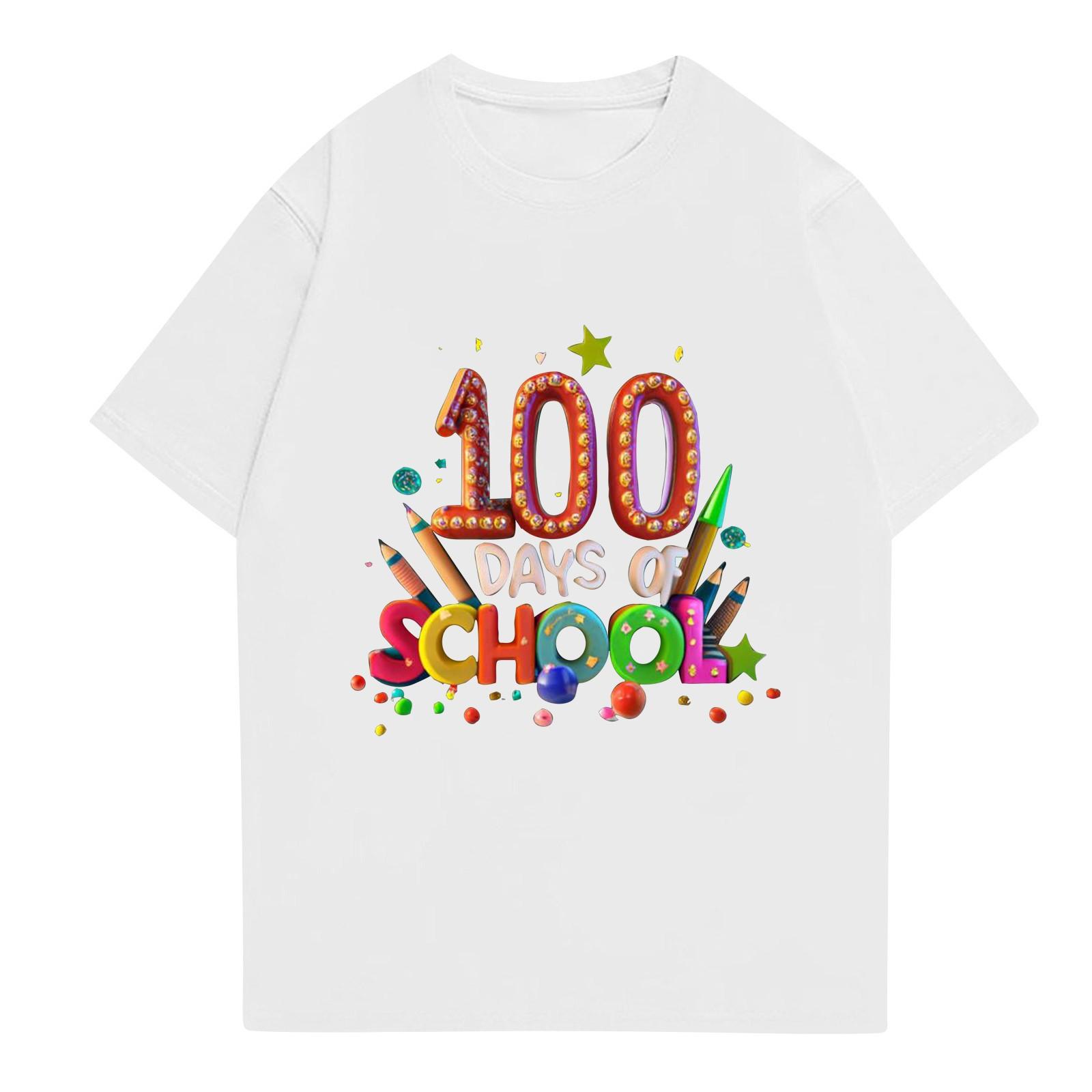 

Женская летняя модная повседневная блузка с коротким рукавом и принтом R-образным вырезом XL белый