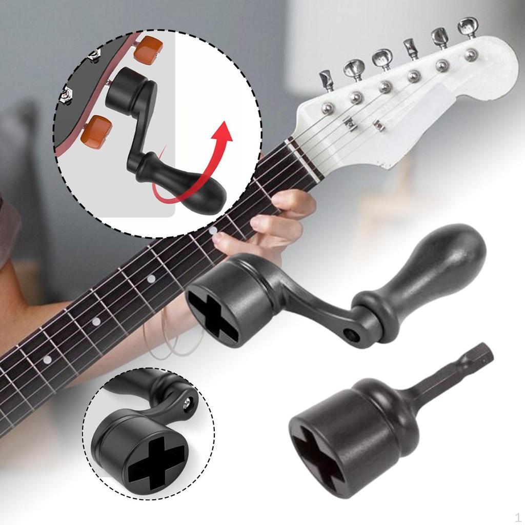 Guitar String Winder - Ergonomic Professional Tuning, Maintenance, And Repair Tool for Ukuleles