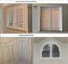 Operable Folding Louvered Door with Solid Wood Blinds