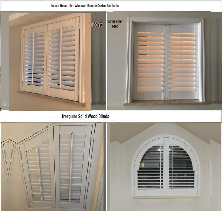 Operable Folding Louvered Door with Solid Wood Blinds