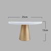 Elegant Round Pedestal Dessert Table Cake Stand Holder Cupcake High Tray Display Rack Bakeware Wedding Birthday Party Decoration