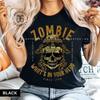 Zombie Vintage Rock Horror Graphic Oversized T-Shirt S-5XL