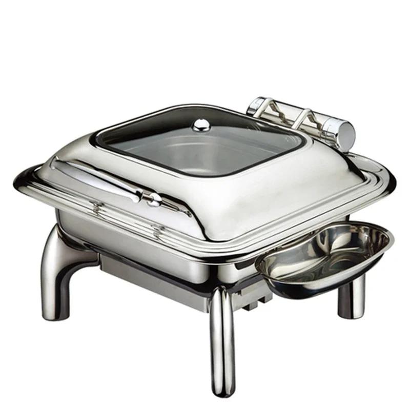 

Откидная утолщенная отопительная печь из нержавеющей стали, печь для завтрака в гостинице, печь для поддержания температуры в буфете, горячая кастрюля, высококачественная печь для буфета