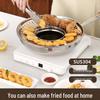 304 Stainless Steel Oil Control Tray with Side Rack for Fried Food and Skewers