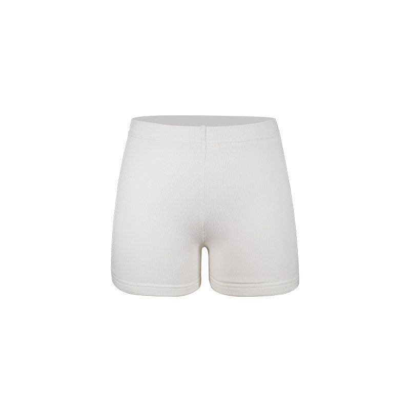 

Myster Ocean New Arrival Fashion Style Slim Looking Multi-Color Boxer Sports Pants Sexy Sunken Stripe Hip-Lifting Tight Shorts Women White One size