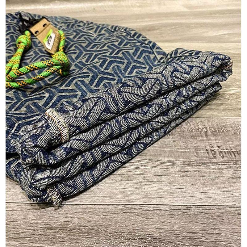 Men's Retro Summer Loose Fit Denim Work Shorts