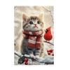 Merry Christmas Hanging Flags Garden Flag Banner Candy Candy Double-sided Printing Imitation Linen Flags Home Garden Decoration