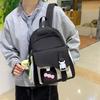 Schoolbag new large-capacity contrasting color schoolbag student versatile Japanese small fresh backpack versatile casual backpack