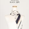 Shop   Women Autumn Buckle Silk Filling Premium Scarf Black Lmd Wsc 0379