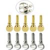Golden Silver Sax Neck Screw Tightening Attach Screw for Soprano Alto Tenor Saxophone Neck Parts Thread Diameter 4mm