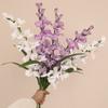 Real Touch Artificial Gladioluses Branch 12 Heads Fake Larkspur Flowers  Garden Decor