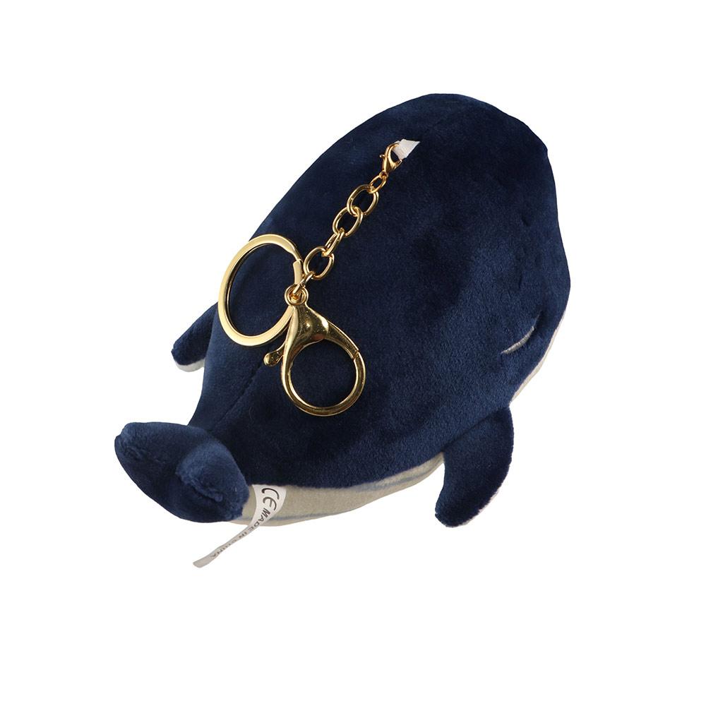 PP Cotton Animal Whale Small Pendant Fluffy Whale Plush Toy  Children Girls Boys