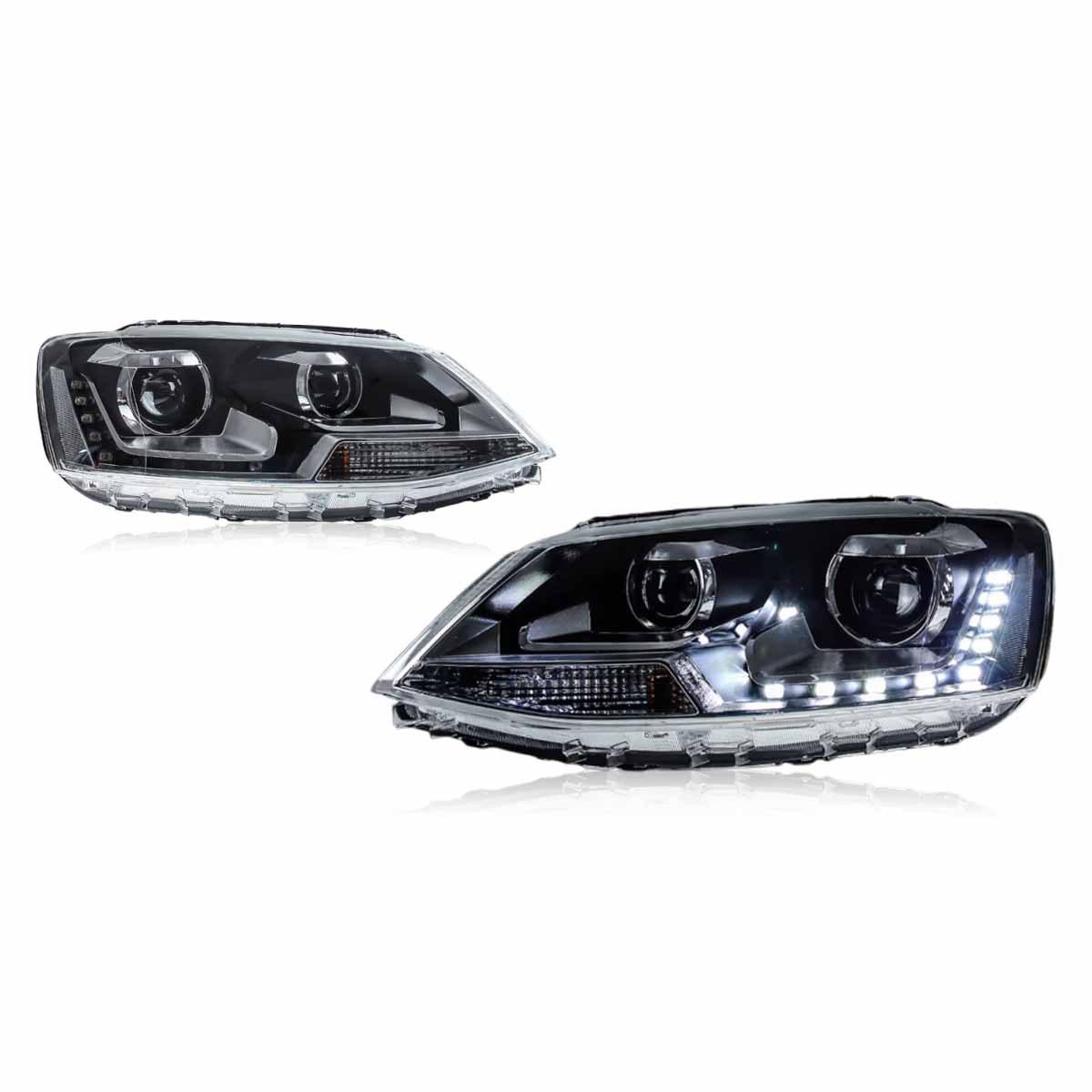 Фольксваген Сагитар (2012-2018) Светодиодная фара в сборе с ксеноном и дневными ходовыми огнями