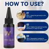V Light Hair Extension System Tool Kit UV-light Glue with UV Light Hair Extension Comb Hair Glue Remover V-light Extension Machine for Hair Salon