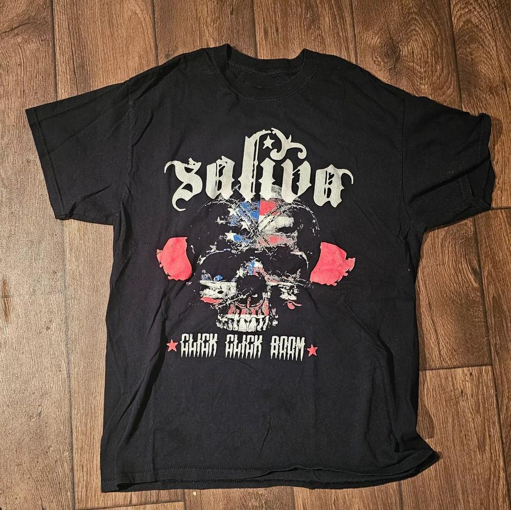 

Best Merry Christmas Saliva Band 100% Cotton Full Size S To 4XL Shirt BL498 S