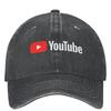 YouTubed Logo Baseball Cap American Video Streetwear Unisex Men Hip Hop Hats Designer Hiking Fishing Snapback Cap Gift Idea