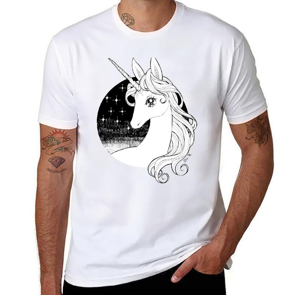 The Last Unicorn Tshirt Large Size Basic Casual Tshirt