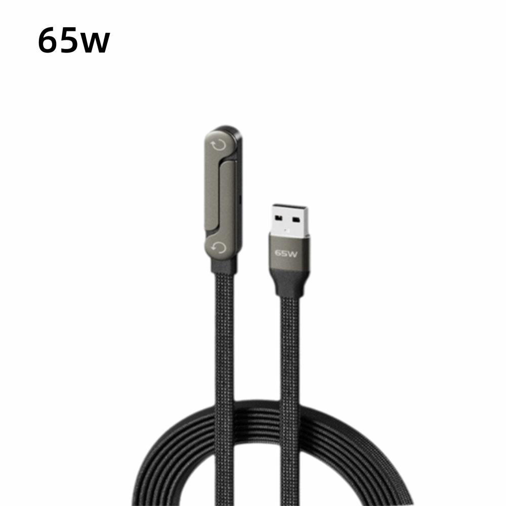 with Built-in Phone Stand Fast Charging Cord 240w Sideways Phone Charger  for Smartphones Tablets