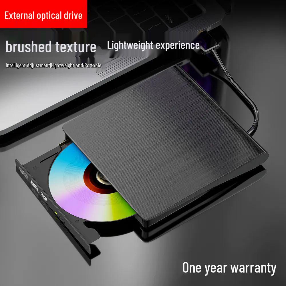 Brushed USB 3.0 External Optical Drive Burner