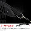 DRESS Grasper Gurkha Fish Grip, Crimson Red, Fishing Grip, with Carabiner and Spiral Cord, Boga Grip, Aluminum Alloy, Lightweight, Suitable for Big Fi