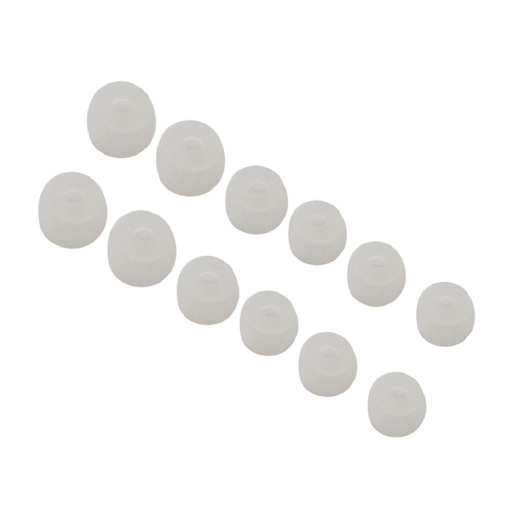 12PCS   6 Pairs Replacement Earbuds Ear Tips Ear Buds Silicone Tips for In Ear Headphones 3 Sizes Small Medium Large