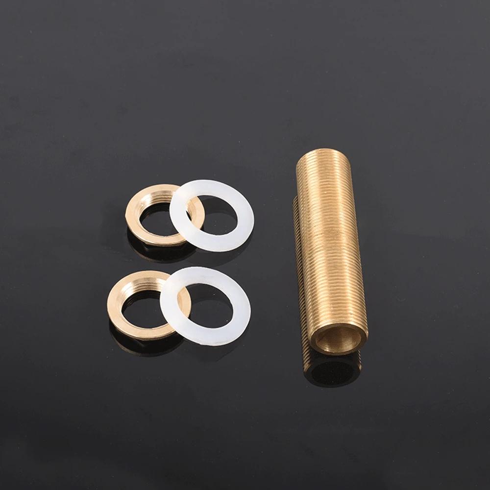 1/8" 1/4" 3/8" 1/2" 3/4" BSPP Male Full Thread Barrel Nipple Bulkhead Brass Connector Water Tank Fitting