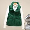 Autumn and Winter New Short Sleeveless Cotton Clothes Vest Thickened Casual Design Vest Jacket Cotton Vest Women