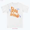 GLASS ANIMALS White Color T Shirt For Fan vintage Washed Casual streetwear designer clothes fashion graphic homme Versatile