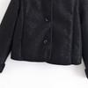 Womens Fleece-Lined Suede Jacket Short Warm Hoodless Coat Casual Korean Style Fall Winter