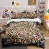 Stone-textured Star Pattern. Bedding Sets Duvet Cover Sets Duvet Covers Pillowcases(1 * Duvet Cover 2 * Pillowcases Without Duvet Insert)