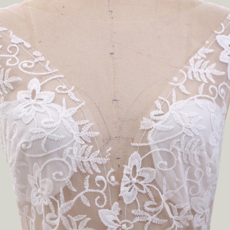 Cross-Border New Style European & American Lace Slit Wedding & Evening Gown, Sexy Long Skirt 2025