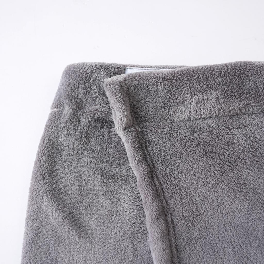 Men'S Wearable Bath Towel Bathrobe With Pocket Beach Towel