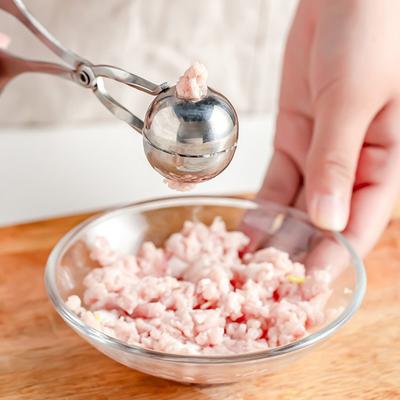 Stainless Steel Meatball Maker Fish Ball Rice Making Mold for Round