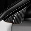 For Toyota Camry 2018-2024 ABS Carbon Fiber A-Pillar Front Door MirrorTriangle Plate Cover Molding Trim Decoration Accessories