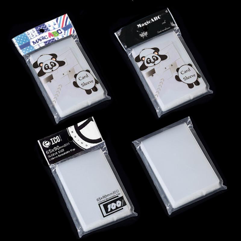 100 Stück Verschiedene Größen Transparente Kartenhüllen Magic Kartenspiel Tarot Poker Karten Schutzhüllen Brettspiel Kartensammlung Hüllen