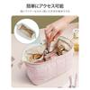 BAGSMART cosmetic pouch large capacity makeup cosmetics storage travel portable multifunctional cute brush bag supplies business trip