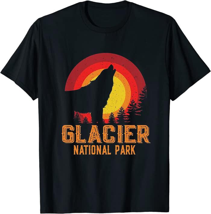 Adventure Hiking Family Holiday Glacier National Park Classic T-Shirt M