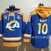 2026 Rugby Rams Embroidered Fleece Sweatshirt No.9 No.17 No.10 No.23 Team Sports