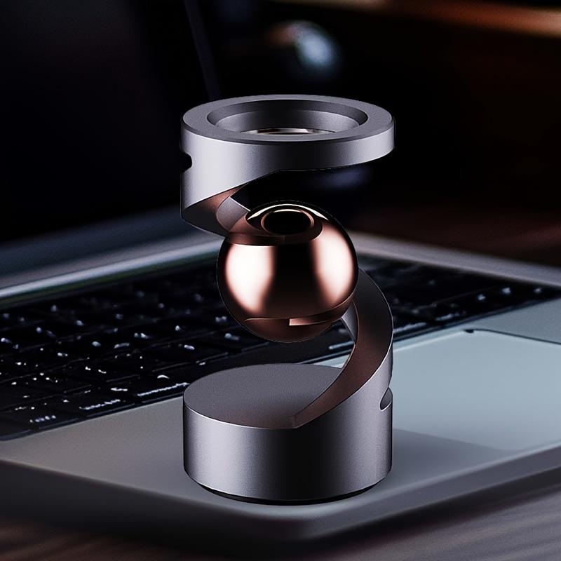 Elegant Gyroscope Desk Toy - Aluminum Alloy, Non- Levitating, Finger Rotation Desktop Ornament for Office Decor