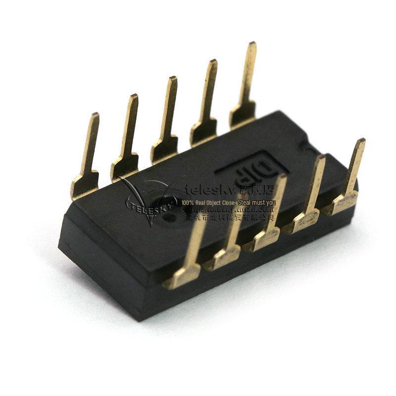 2.54mm Pitch 5-Position DIP Switch with Straight Pins - Black, Through-Hole