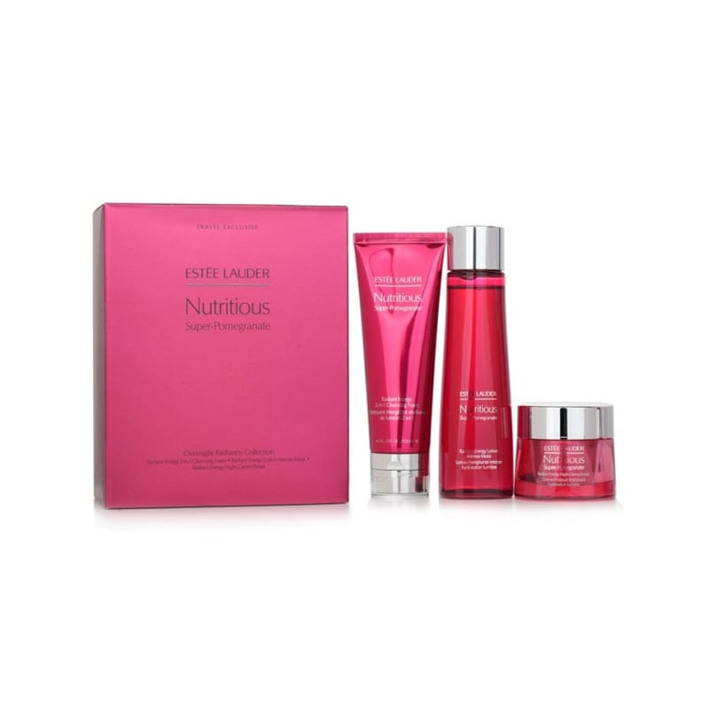 Estee Lauder Nutritious Super Pomegranate Overnight Radiance Collection 3pcs