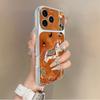 Cloud Orange Horse Is Suitable for iPhone17promax Mobile Phone Case Apple 16pro New 15pro Niche 16 Leather.