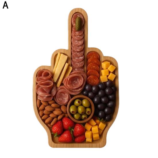 Funny Aperitif Board Novelty Charcuterie Platter And Cheese Board Wooden Kitchen Cutlery Wine Fruit Meat Cheese Platter Party Gag Gift
