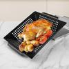 Large Capacity Barbecue Grill Pan Non-Stick Coated Grill Basket Grill Tool Grill Tray  Home Cooking