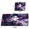Starry Sky Moon Mouse Pad Large Computer Game Table Mats XXL Rubber -slip Gaming Keyboard Mousepads Long Desk Pads