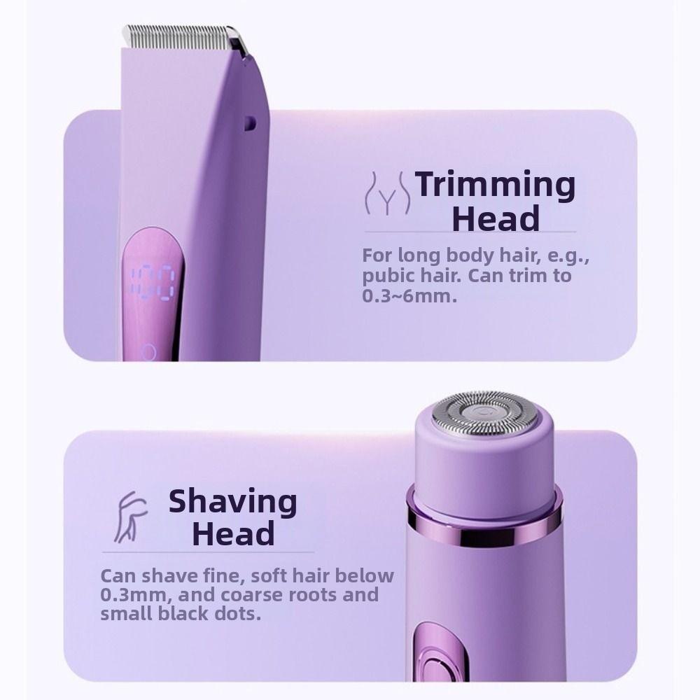 Double-headed Electric Hair Remover 2 in 1 Hair Removal Device Electric Razor Bikini Trimmer  Legs